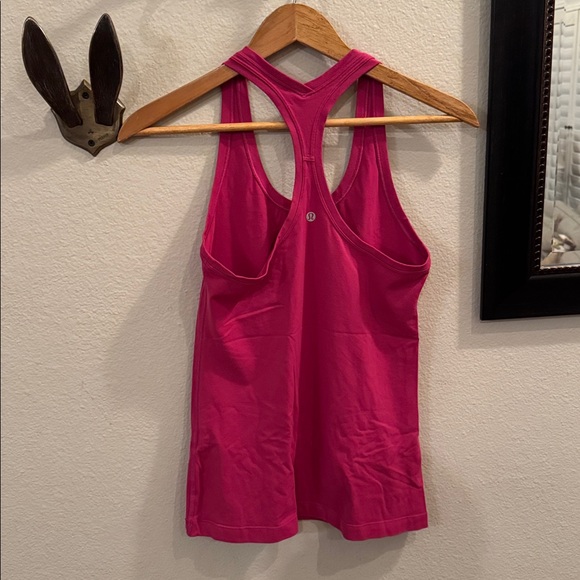 Lululemon Pink Racerback Tank Top - Picture 3 of 4